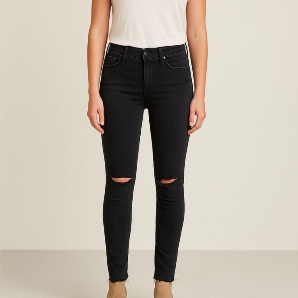 Mother Denim looker ankle fray guilty as sin